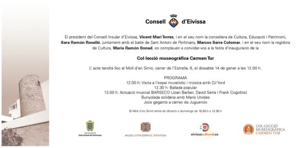 Fiesta de inauguración de la colección museográfica Carmen Tur